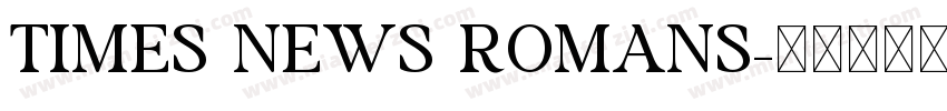 Times News Romans字体转换